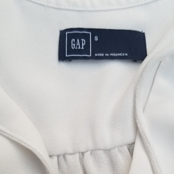GAP White Chiffon Blouse - Picture 5 of 6